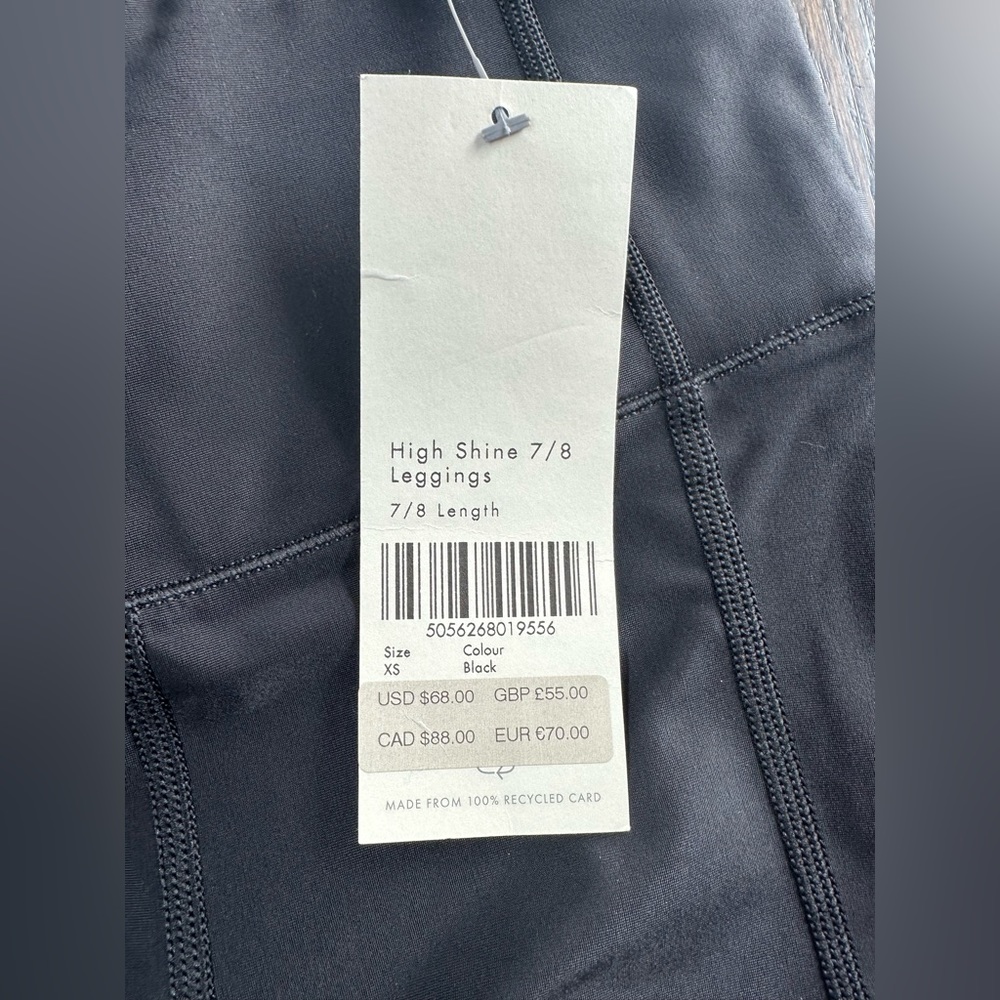 NWT - Sweaty Betty High Shine 7/8 Leggings - Size XS